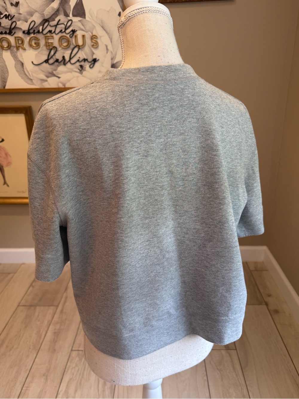 Nike Reversible Grey Alabama Short Sleeve Sweatshirt Crewneck Tee - Picture 8 of 9